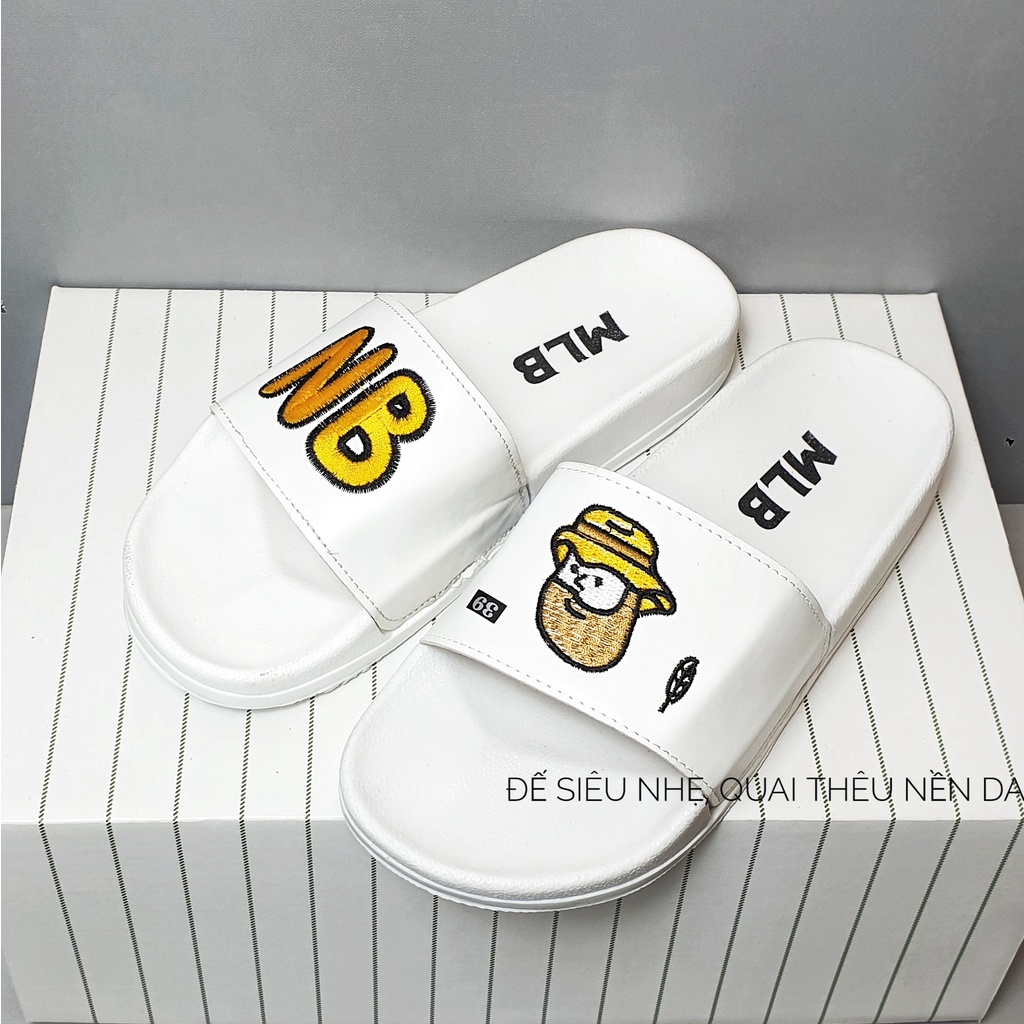Dép nam nữ NB Quai thêu siêu dễ thương - size 35-42