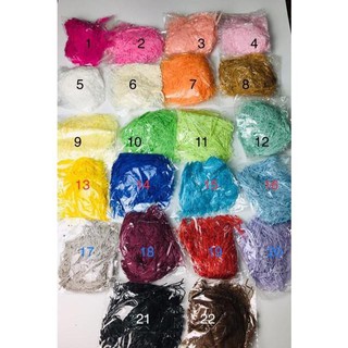 20gram Giấy vụn màu dùng làm phụ kiện chụp ảnh, lót phụ kiện, lót bánh, ..,