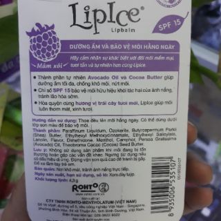 Son dưỡng môi Lipice Lipbalm