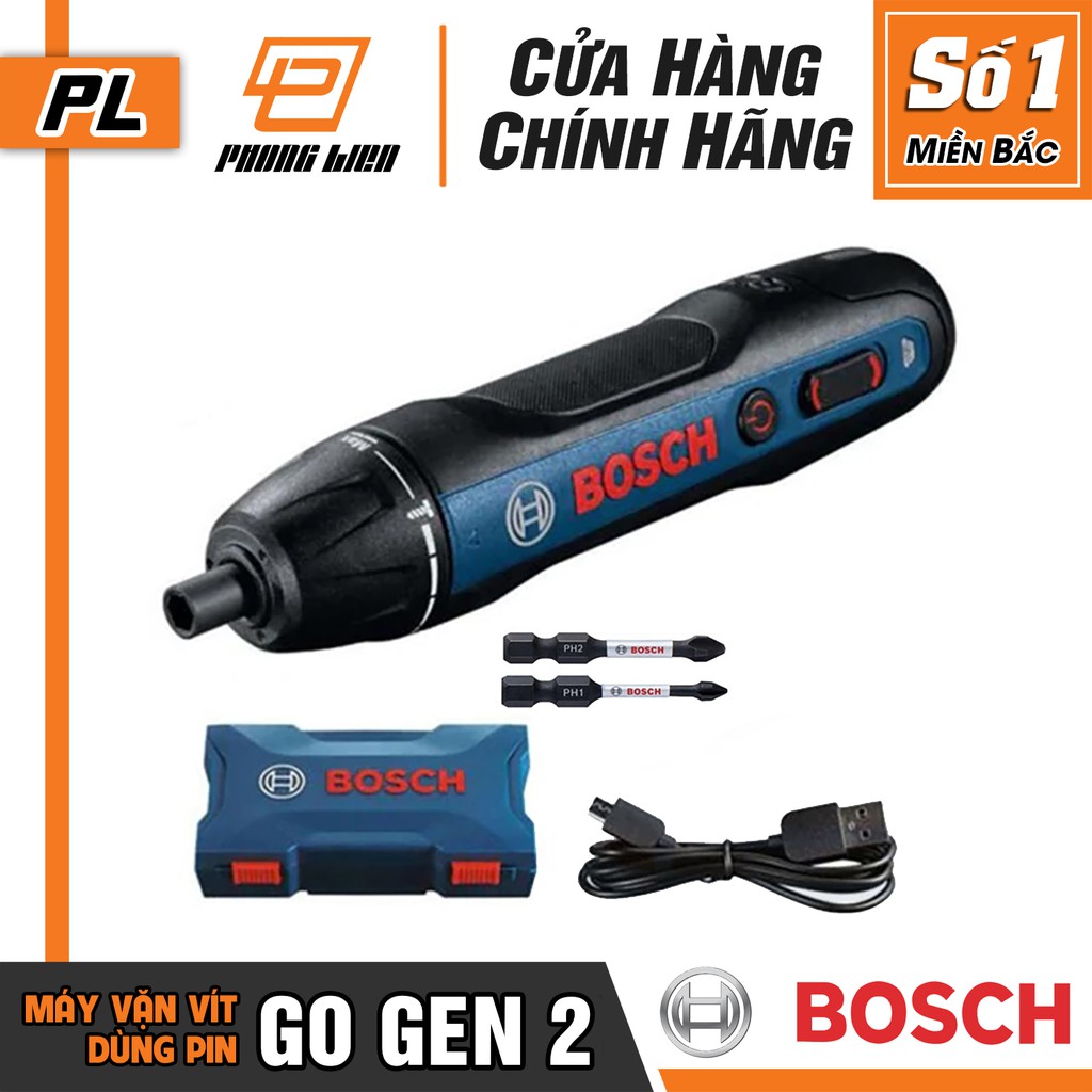 Máy Vặn Vít Dùng Pin Bosch Go Gen 2 (3.6V-1,5AH) - Hàng Chính Hãng