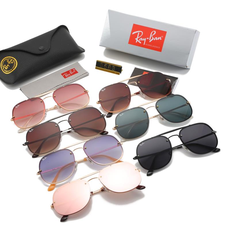 Ray-Ban_ chính hãng Kính râm 2021 Thời trang Hàn Quốc mới Kính râm nam nữ một mảnh Cặp đôi hợp thời trang Du lịch ngoài trời Kính râm lái xes