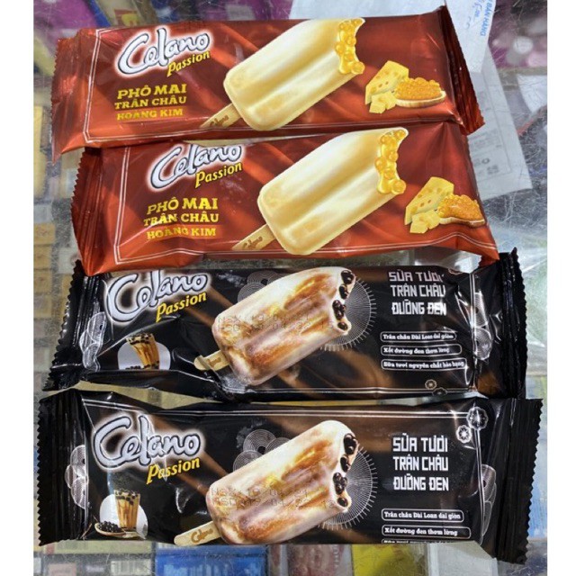 Kem Celano Sữa Tươi Trân Châu Đường Đen/ Phô Mai Trân Châu Hoàng Kim 70ml