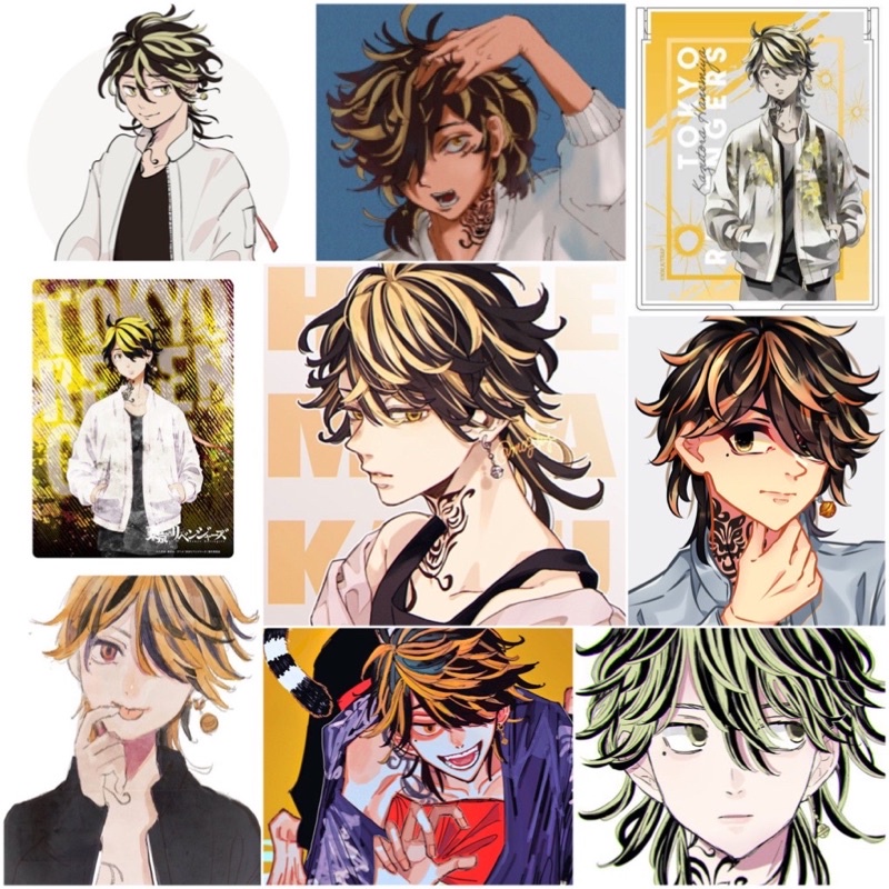 Sticker Kazutora Hanemiya 31 cái ép lụa khác nhau/ hình dán tokyo revengers takemichi