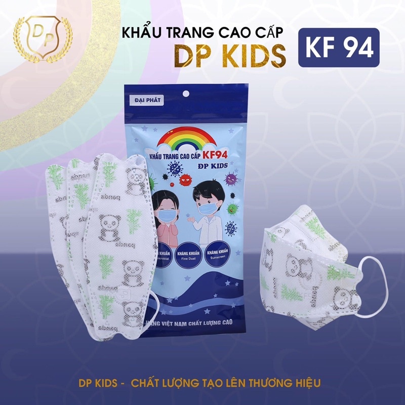 1 thùng khẩu trang kf94 60 gói ( 600 cái lẫn cả trai và gái ) cho bé hình hoạ tiết