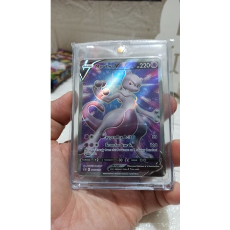 Thẻ MewTwo V - Promo -Tặng Kèm Toploader Chống Tia UV