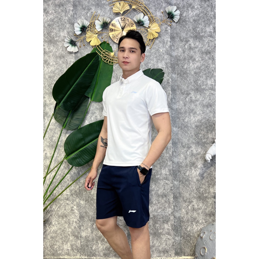 Áo cộc tay lining chính hãng , ao thun polo nam cao cấp thoáng mát lịch sự sang trọng