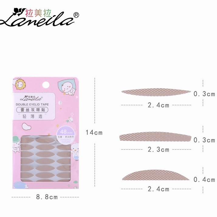 Set 48 Cặp Miếng Dán Kích Mí Lameila