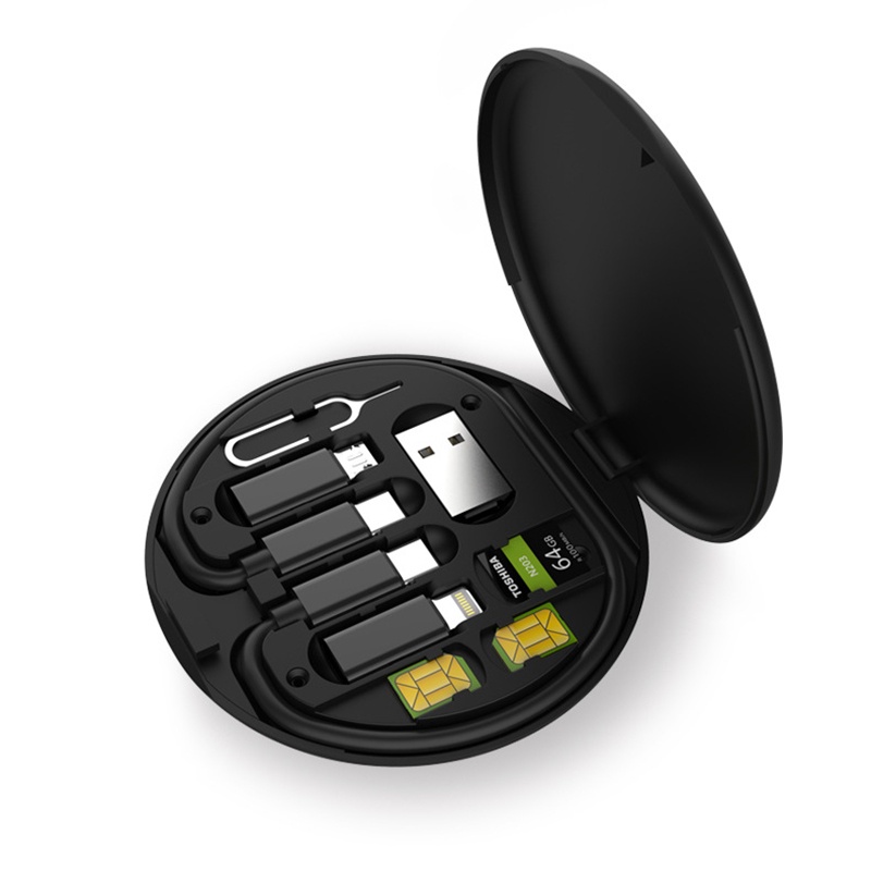 Hộp Đựng Cáp Sạc USB Kỹ Thuật Số Bằng EVA Chống Thấm Nước Tiện Dụng Mang Theo Du Lịch
