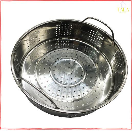 Nồi Hấp inox Hoàng Giá/1 tầng 1 đáy + 1 vỉ hấp (size 21, 23, 25, 27, 29)