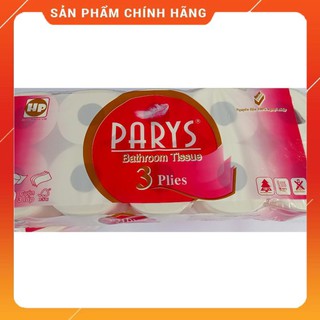 Giấy Vệ Sinh Parys không Lõi/Có Lõi  10 Cuộn 1 Dây Mềm Mịn Thân Thiện Với Môi Trường