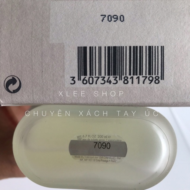 Nước hoa chính hãng Calvin Klein CK One 200ml xách tay | Thế Giới Skin Care