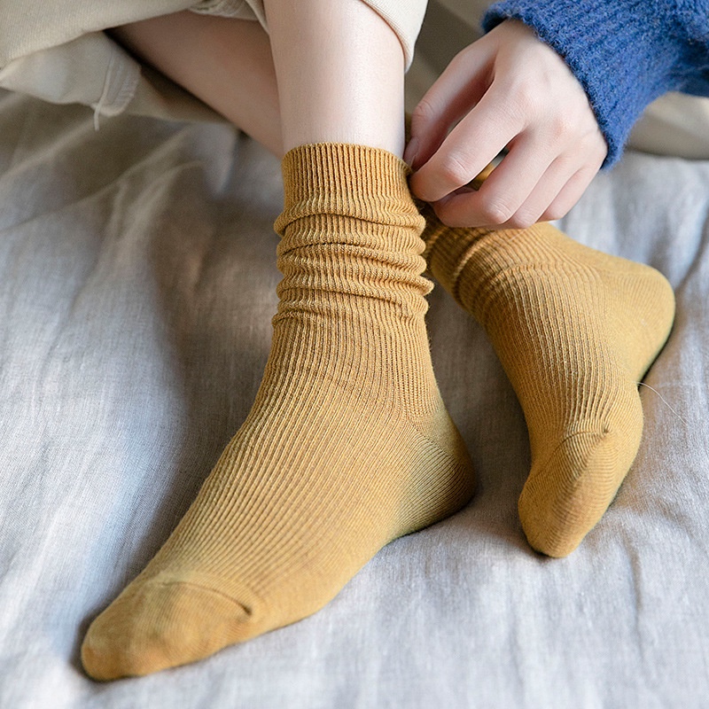 Tất nữ cao cổ chất liệu cotton co dãn thoáng khí - Chunxuu T05