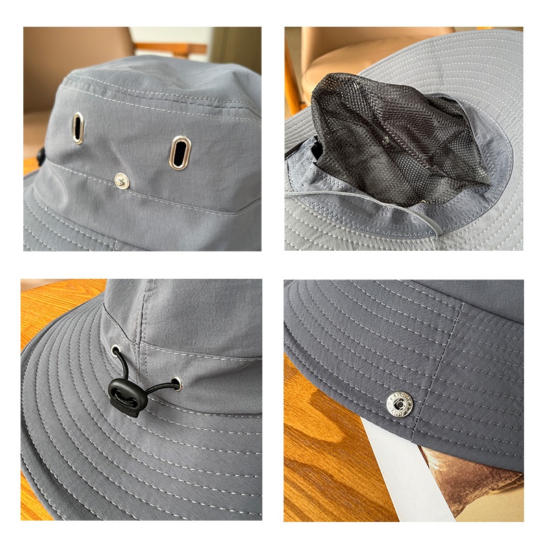 Hồng Nón Tai Bèo Vành Rộng Thoáng Khí Phối Dây Rút Thời Trang Nhật Bản Dành Cho Nữ