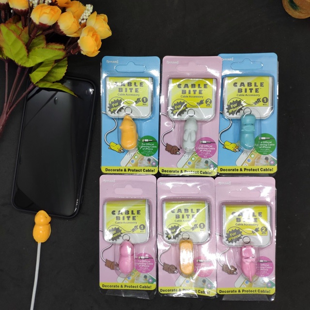 [Hot Hot] Thú Cắn Cáp + Bảo Vệ Dây Sạc Chống Đứt Gãy Siêu CUTE | BigBuy360 - bigbuy360.vn