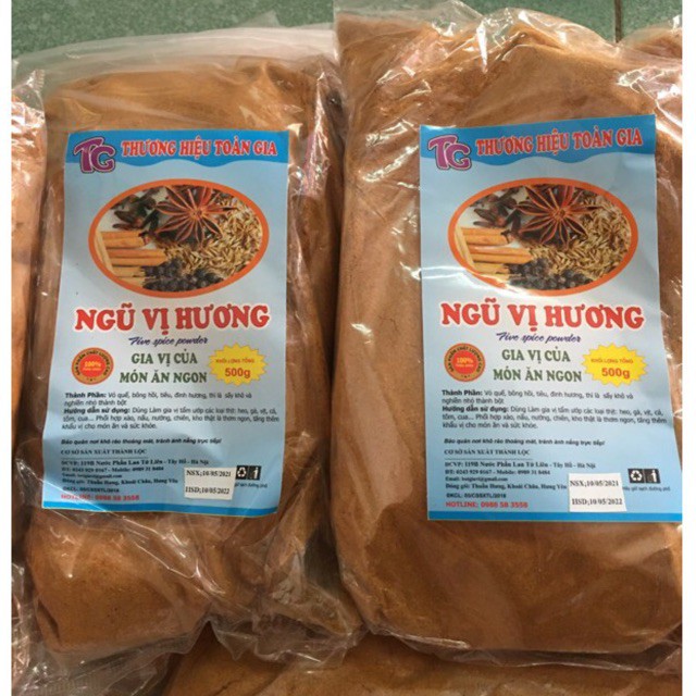 BỘT GIA VỊ NGŨ VỊ HƯƠNG GÓI 500G