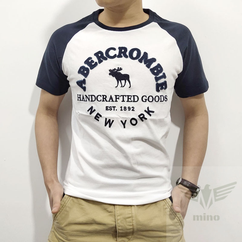 Áo thun ngắn tay Abercrombie & Fitch cotton 100%