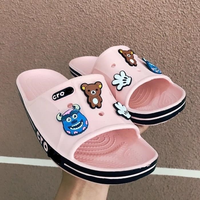 DÉP THỜI TRANG CUTE TẶNG KÈM 6 STICKERS (hàng QC)