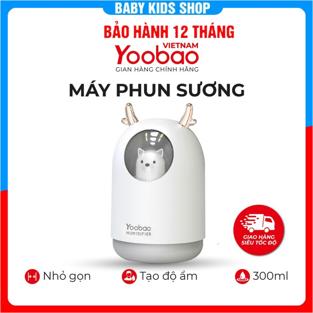 Máy phun sương tạo độ ẩm YOOBAO M106 💖FREESHIP💖 Dung tích 300ml - Chống khô da - Hàng chính hãng - Bảo hành 12 tháng