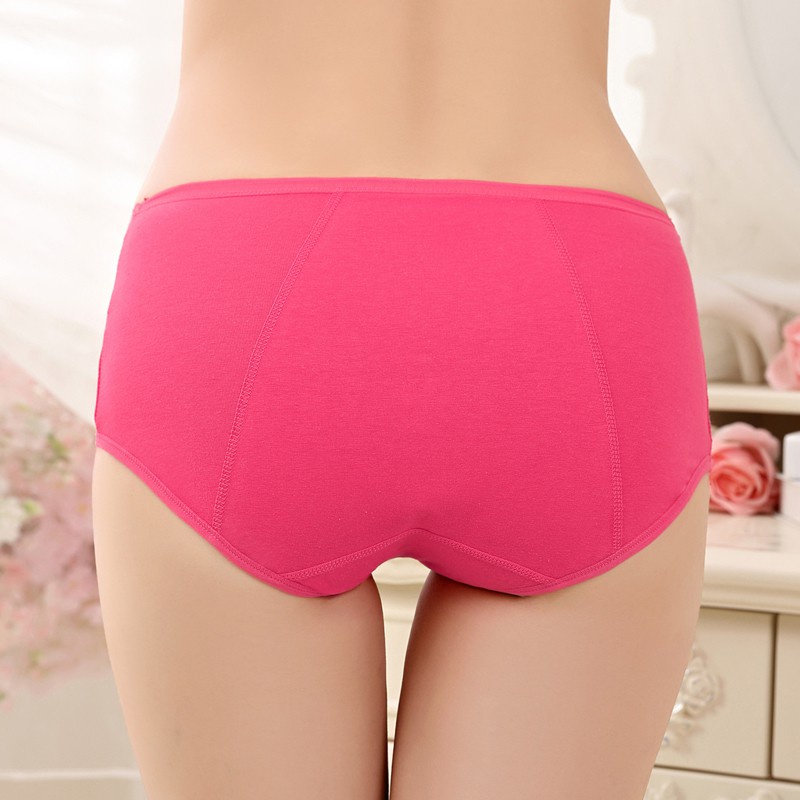 Quần Lót Cotton Thoáng Khí Chống Rò Rỉ Cho Nữ