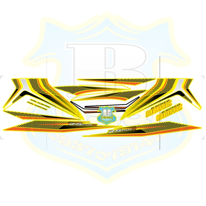 ( Quí khách vui lòng mang ra tiệm cho thợ dán ) Tem winner Rs150 vàng