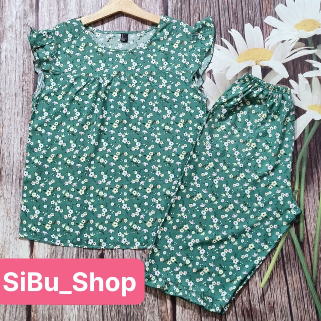 Đồ bộ nữ lửng mặc ở nhà 🏵️🌺💲FREE SHIP💲🏵️🌺 chất liệu tole hai da loại 1, mát mẻ, trẻ trung, mặc được cho bà bầu