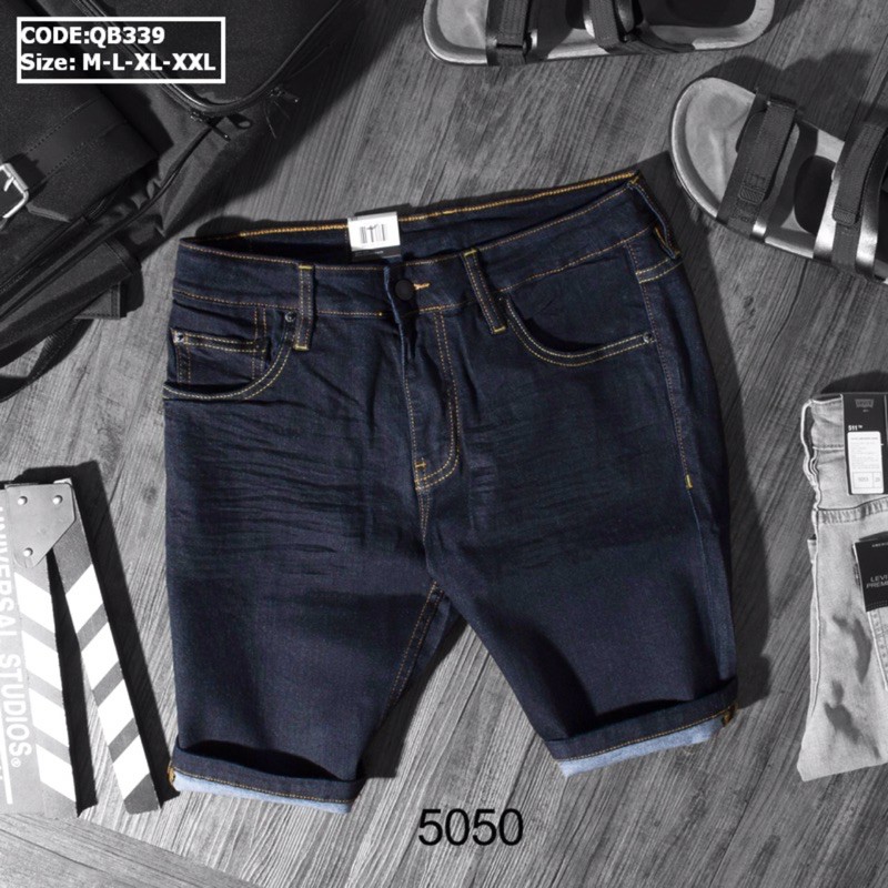 Quần short jean nam cao cấp