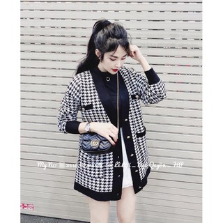 Áo khoác Cadigan dáng dài chất dạ ép cực đẹp✌️ảnh thật
