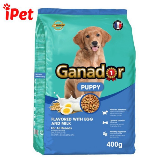 FKC Thức Ăn Cho Chó Con Ganador Puppy 400g Hạt Khô Vị Sữa Và DHA - iPet Shop 52 Q2