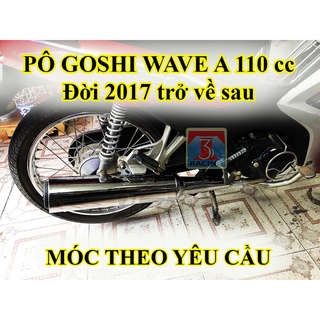 [SẢN PHẨM BÁN CHẠY] Pô Goshi cho Wave 110cc trừ wave s,rs,rsx 110cc và wave nhỏ - Pô wave