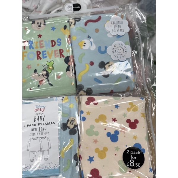 Set 2 bộ quần áo dài tay George_hàng chính hãng authentic