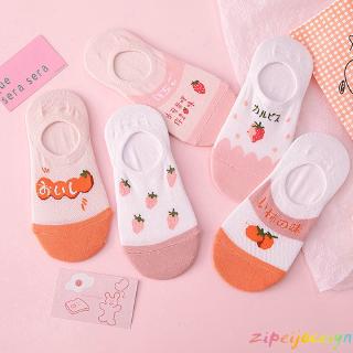 Vớ Họa Tiết Trái Cây Dễ Thương Xinh Xắn Cho Nữ