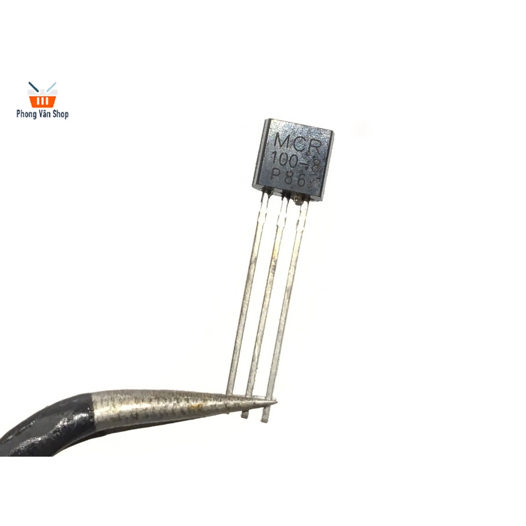 5 MCR100-8 Thyristor 0.8A 600v- Linh kiện bán dẫn 3 chân