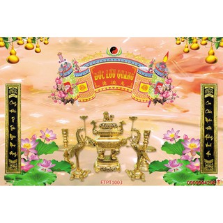 Tranh dán tường phòng thờ, bàn thờ tổ tiên 3d nhiều mẫu - Tranhl dán tường phòng thờ giá rẻ