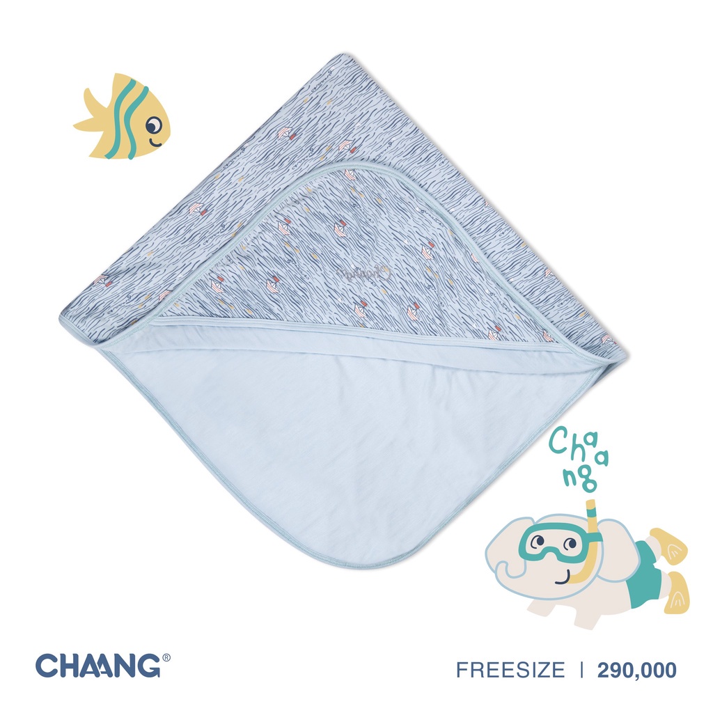 Chăn ủ cotton Chaang cho bé sơ sinh  Quấn ủ