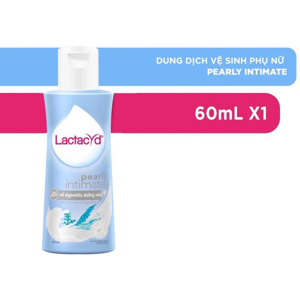 Combo 3 Chai Dung Dịch Vệ Sinh Phụ nữ Lactacyd Pearly Intimate 60ML