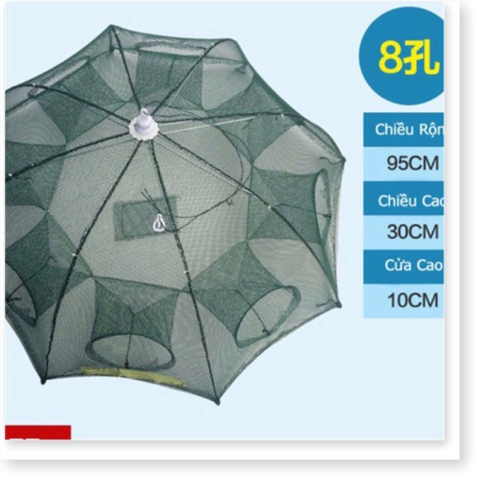 LƯỚI BẪY CÁ BÁT QUÁI 8 CỬA