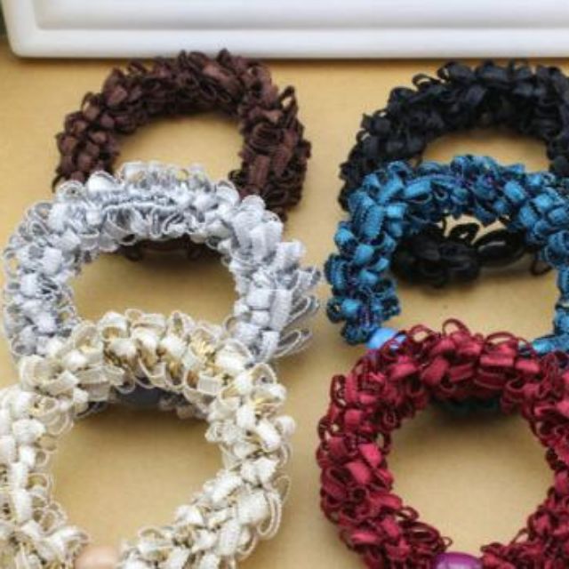 Combo 10 cột tóc đủ màu<br>Giá Sỉ 35k/ 10 cai