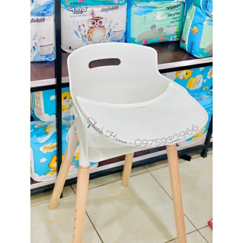 Thanh lý ghế ăn hàn quốc chân gỗ đa năng