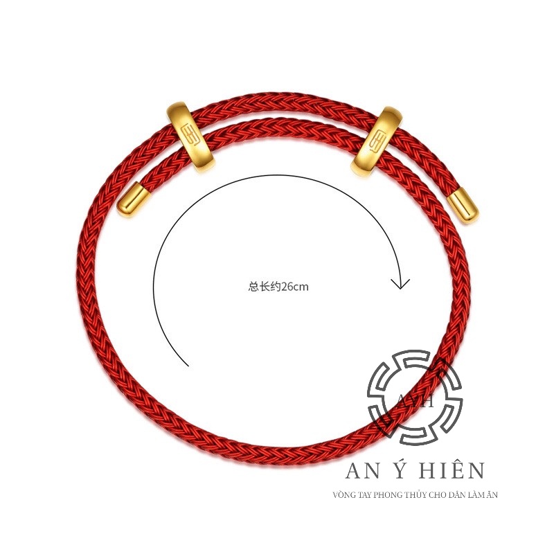 Vòng dây cước đỏ HongKong cao cấp