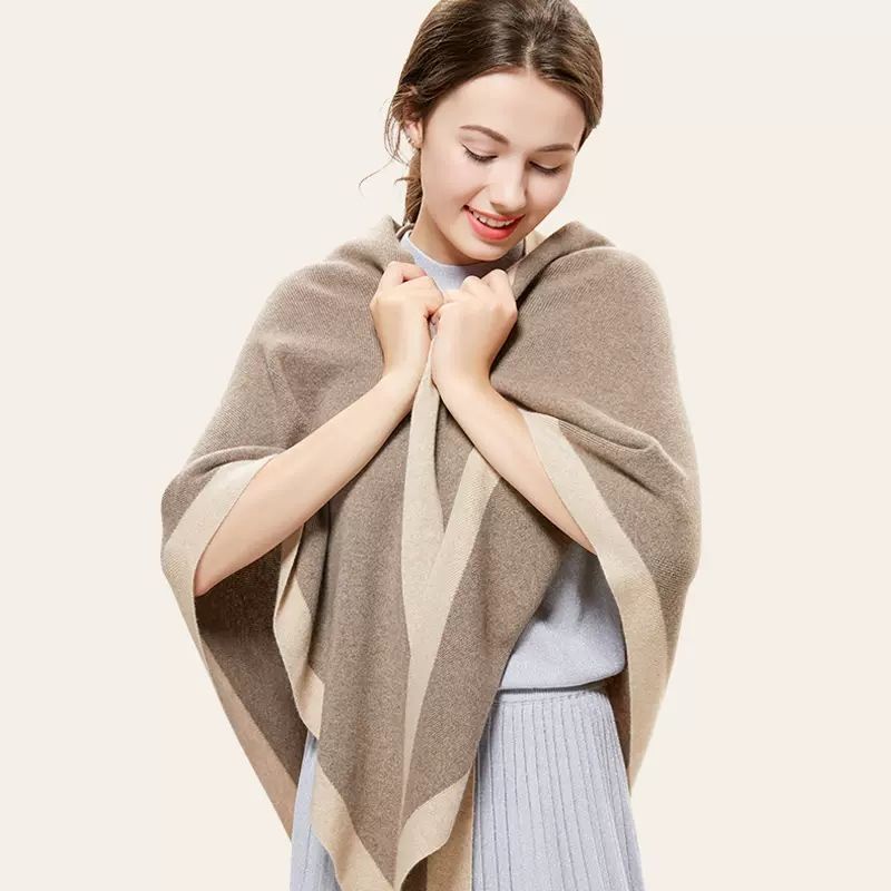 ✉Khăn Choàng Cổ Dệt Kim Mỏng Hình Tam Giác Giữ Ấm Mùa Thu Đông Cho Nữ | BigBuy360 - bigbuy360.vn