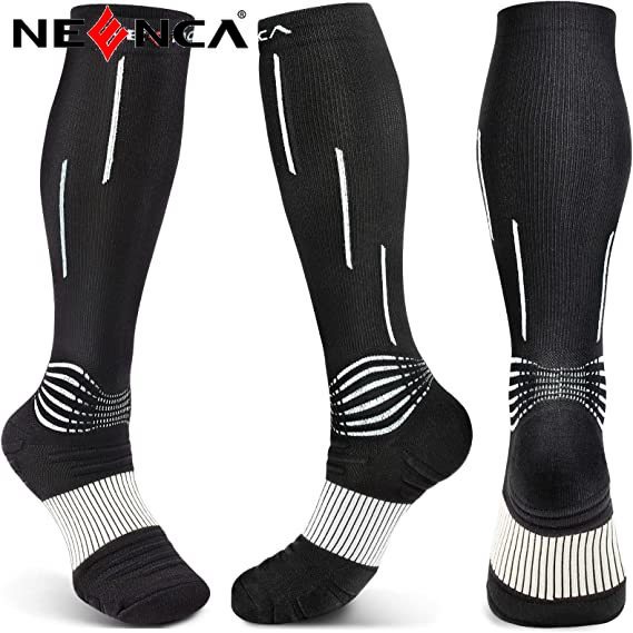 Đôi tất nén NEENCA 20-30 Mmhg bảo vệ chấn thương và giảm đau hiệu quả khi chơi thể thao