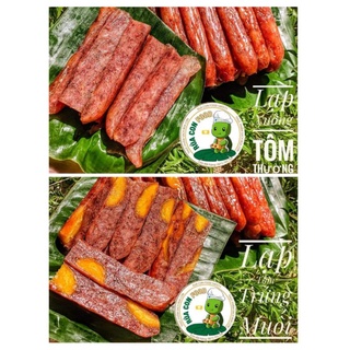 Lạp xưởng tôm và tôm trứng muối - gói 500gr