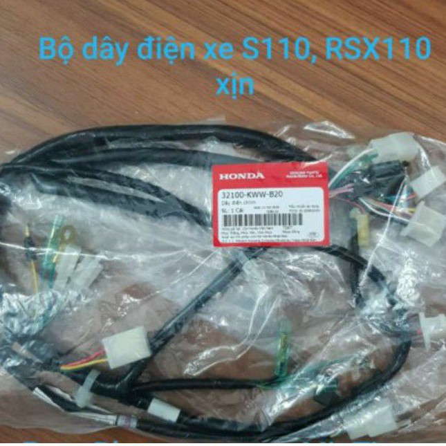 Dây điện sườn xe Wave S110, RSX 110 zin chính hãng