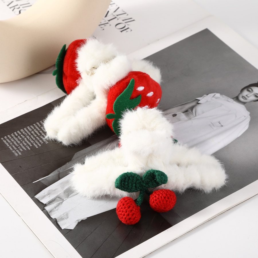 Kẹp Tóc Móng Vuốt Họa Tiết Hoạt Hình Phong Cách Giáng Sinh Hàn Quốc Dễ Thương Dành Cho Bạn Nữ