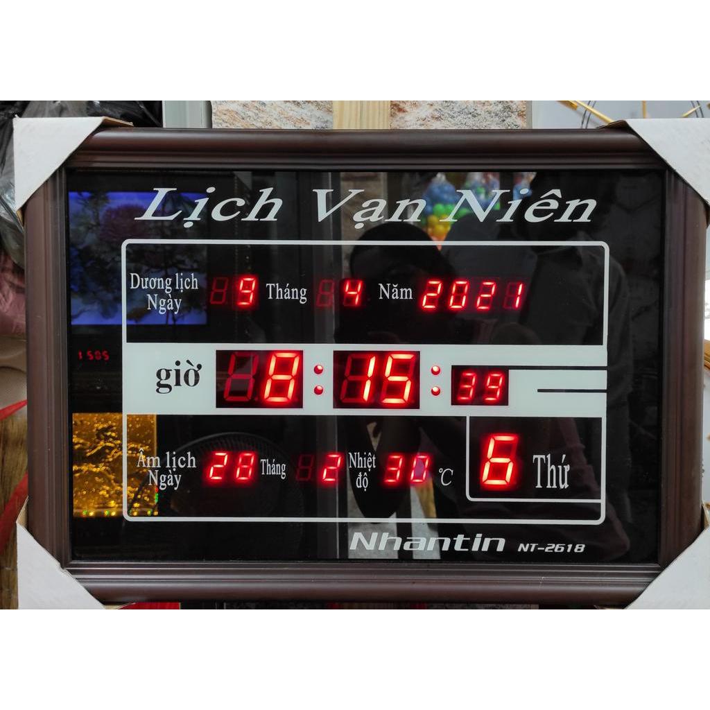 Lịch Vạn Niên Khung Gỗ Cao Cấp