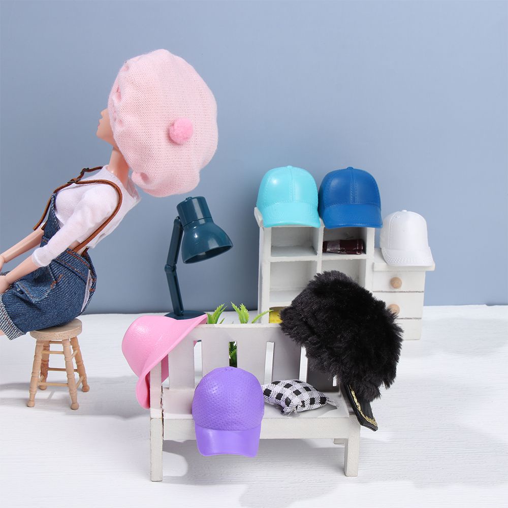 Mũ bóng chày nhiều kiểu dáng thời trang cho búp bê 30cm 1/6