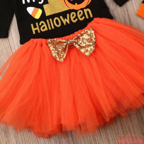 Bộ 5 món áo váy xòe đáng yêu hóa trang Halloween cho bé gái