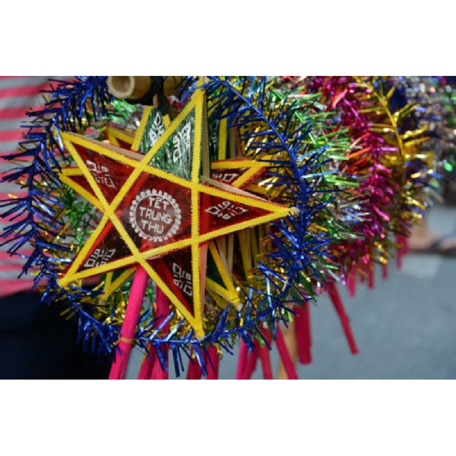 Đèn trung thu truyền thống Đèn ông sao 5 cánh