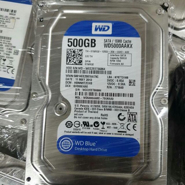 em bán ít HDD 500G và 250G