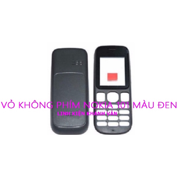 VỎ KHÔNG PHÍM NOKIA 101 MÀU ĐEN